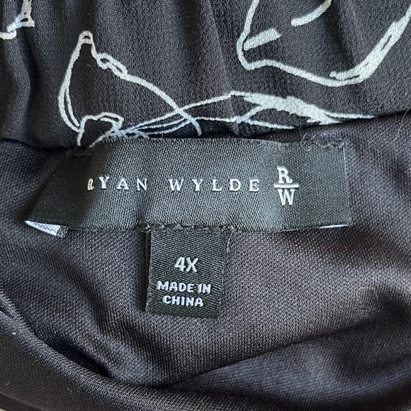 •Ryan Wylde• Abstract Floral Pull-On Skirt - Size 4X - Picture 2 of 8